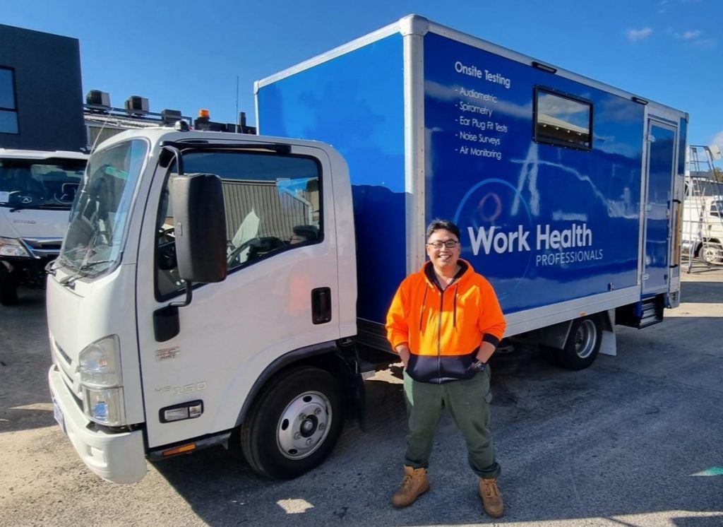 Onsite audiometric testing truck WA Onsite audiometric testing truck WA